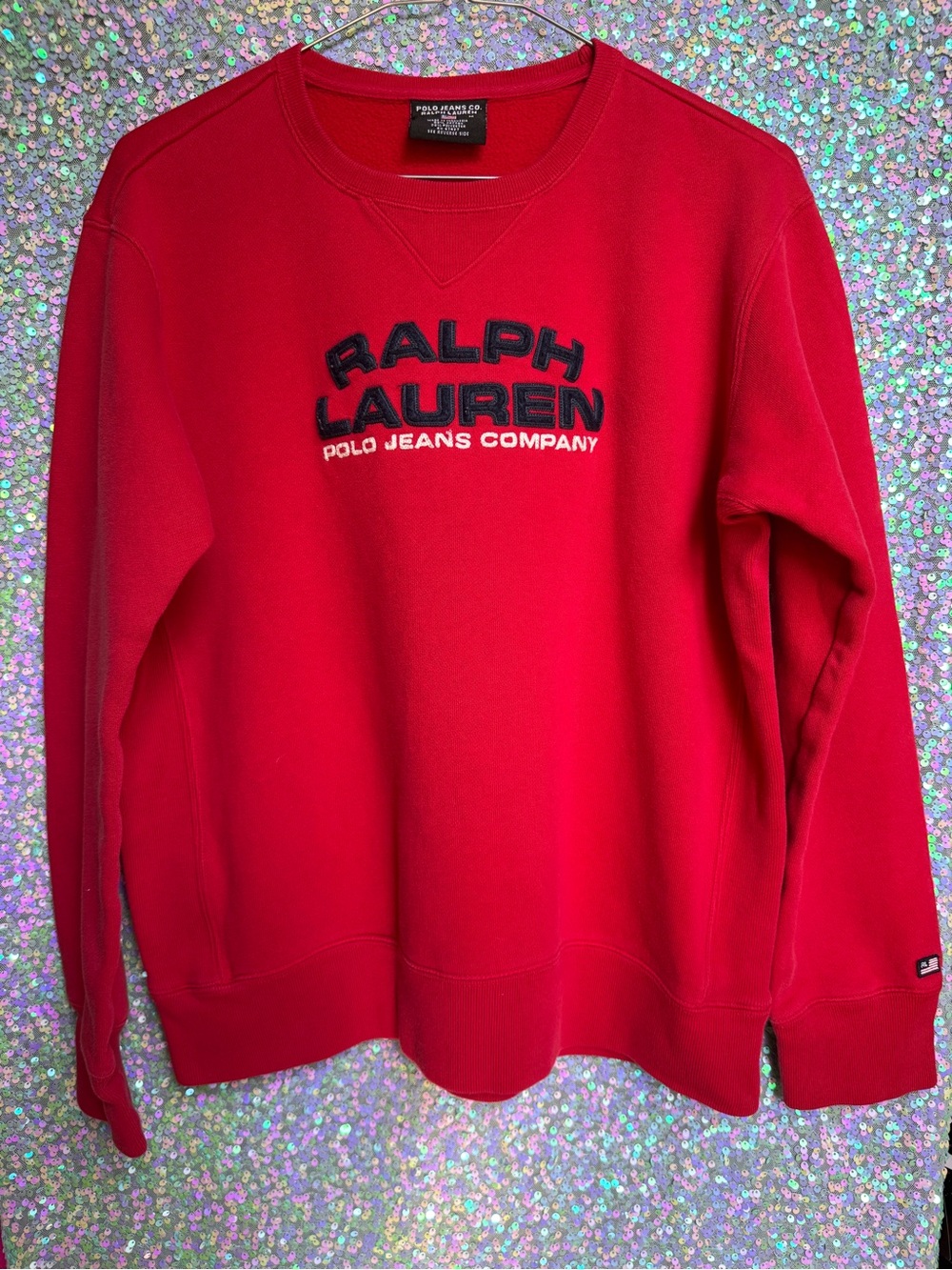 VTG Ralph Lauren Red Crewneck Sweatshirt